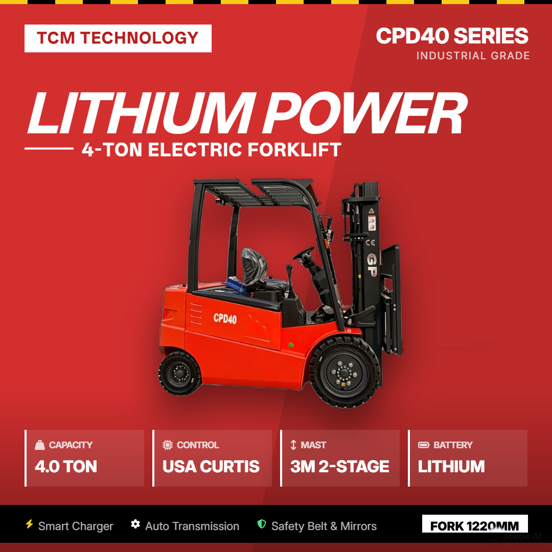4.0T Electric Forklift Truck