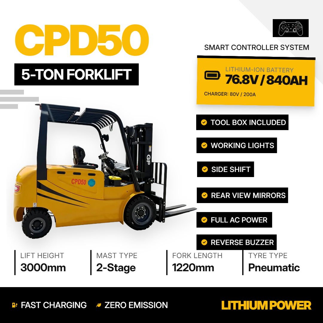 5.0Ton Electric Forklift Truck